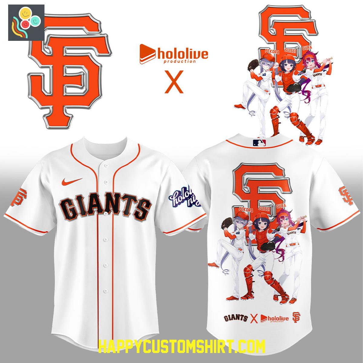 San Francisco Giants x Hololive Night Baseball Jersey San Francisco Giants x Hololive Night Baseball Jersey
