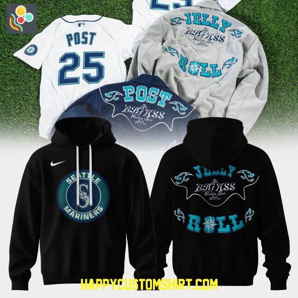 Seattle Mariners x Jelly Roll The Bis Ass Stadium Tour 2025 Hoodie Shirt