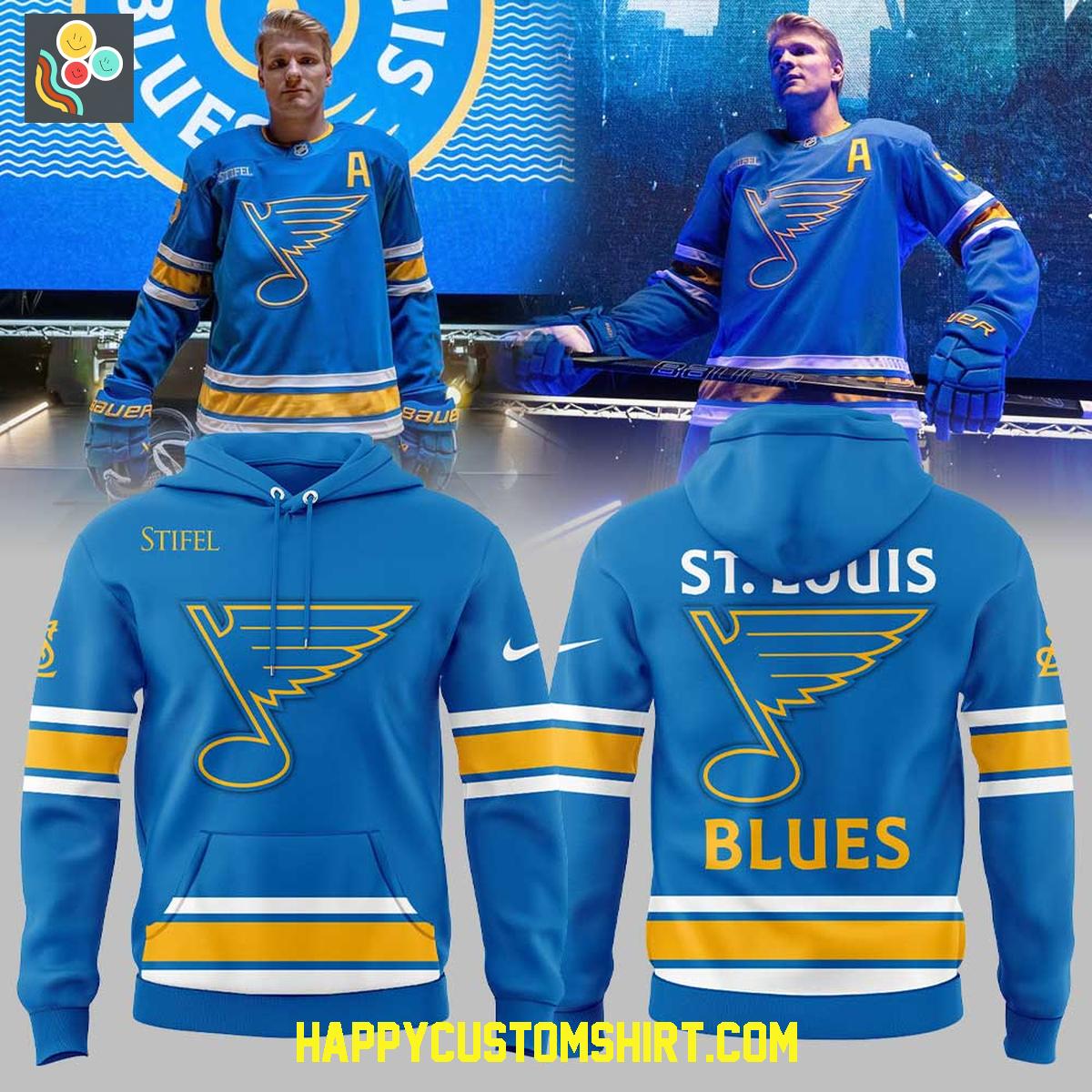 St. Louis Blues New Uniforms Logo Blue Hoodie T Shirt St. Louis Blues New Uniforms Logo Blue Hoodie T Shirt