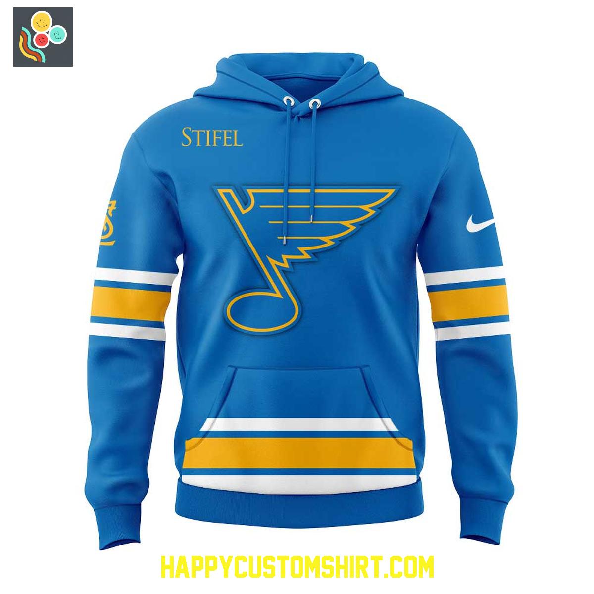 St. Louis Blues New Uniforms Logo Blue Hoodie T Shirt St. Louis Blues New Uniforms Logo Blue Hoodie T Shirt