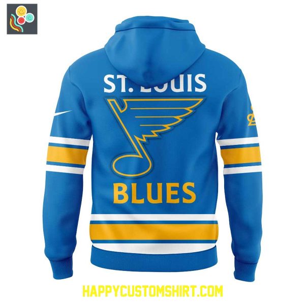 St. Louis Blues New Uniforms Logo Blue Hoodie T Shirt