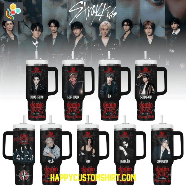 Stray Kids Dominate World Tour Stanley Tumbler 40oz