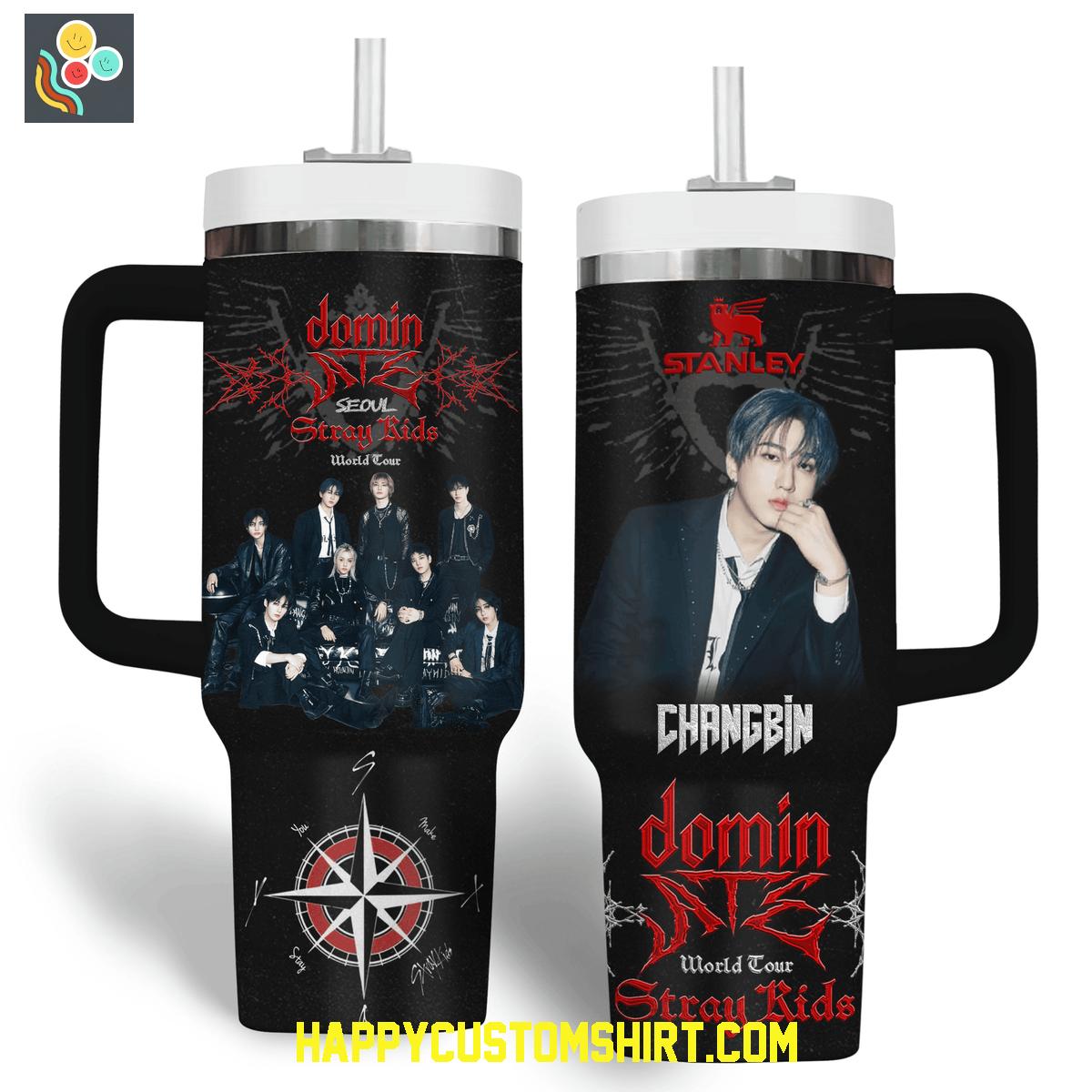 Stray Kids Dominate World Tour Stanley Tumbler 40oz Stray Kids Dominate World Tour Stanley Tumbler 40oz
