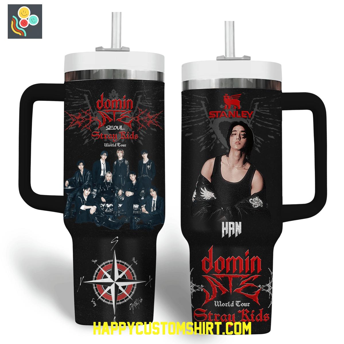 Stray Kids Dominate World Tour Stanley Tumbler 40oz Stray Kids Dominate World Tour Stanley Tumbler 40oz
