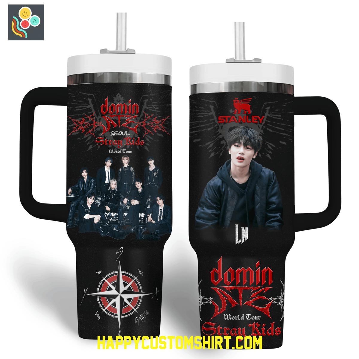 Stray Kids Dominate World Tour Stanley Tumbler 40oz Stray Kids Dominate World Tour Stanley Tumbler 40oz