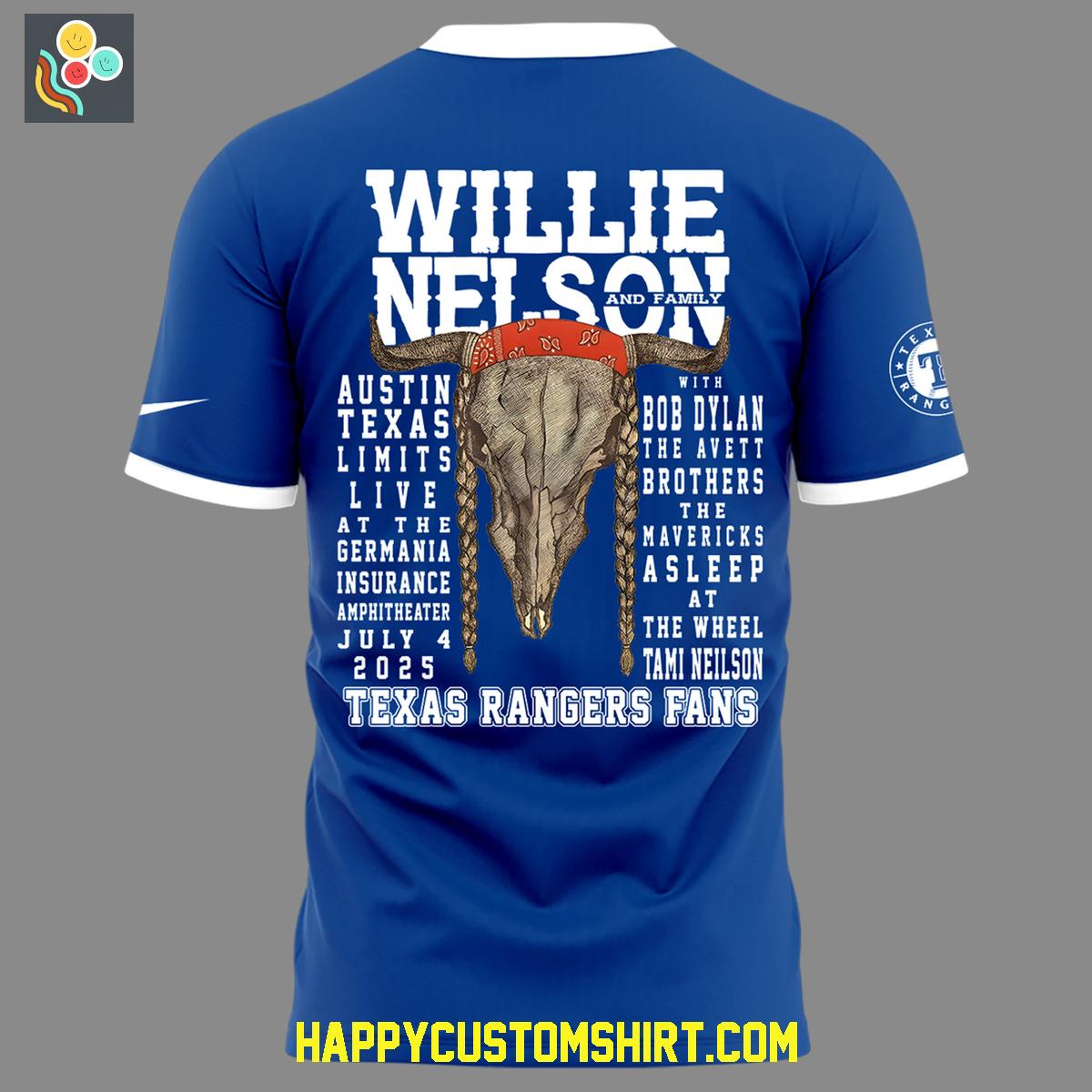 Texas Rangers Willie Nelson?s Tour Germania Insurance 2025 Hoodie T Shirt Texas Rangers Willie Nelson?s Tour Germania Insurance 2025 Hoodie T Shirt