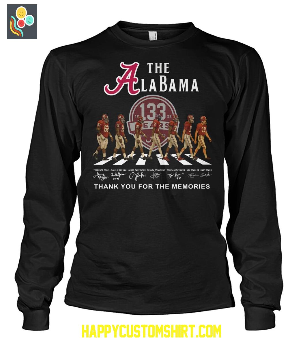 The Alabama Crimson Tide 133 Years Memories T Shirt The Alabama Crimson Tide 133 Years Memories T Shirt