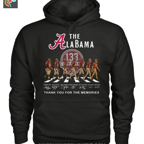 The Alabama Crimson Tide 133 Years Memories T Shirt