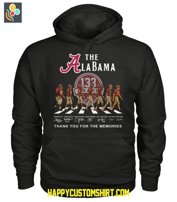 The Alabama Crimson Tide 133 Years Memories T Shirt