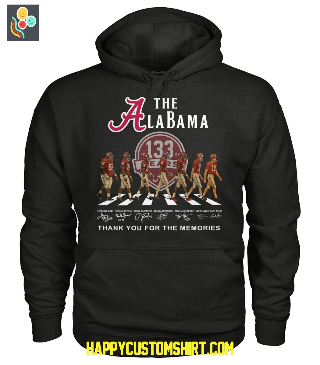 The Alabama Crimson Tide 133 Years Memories T Shirt The Alabama Crimson Tide 133 Years Memories T Shirt