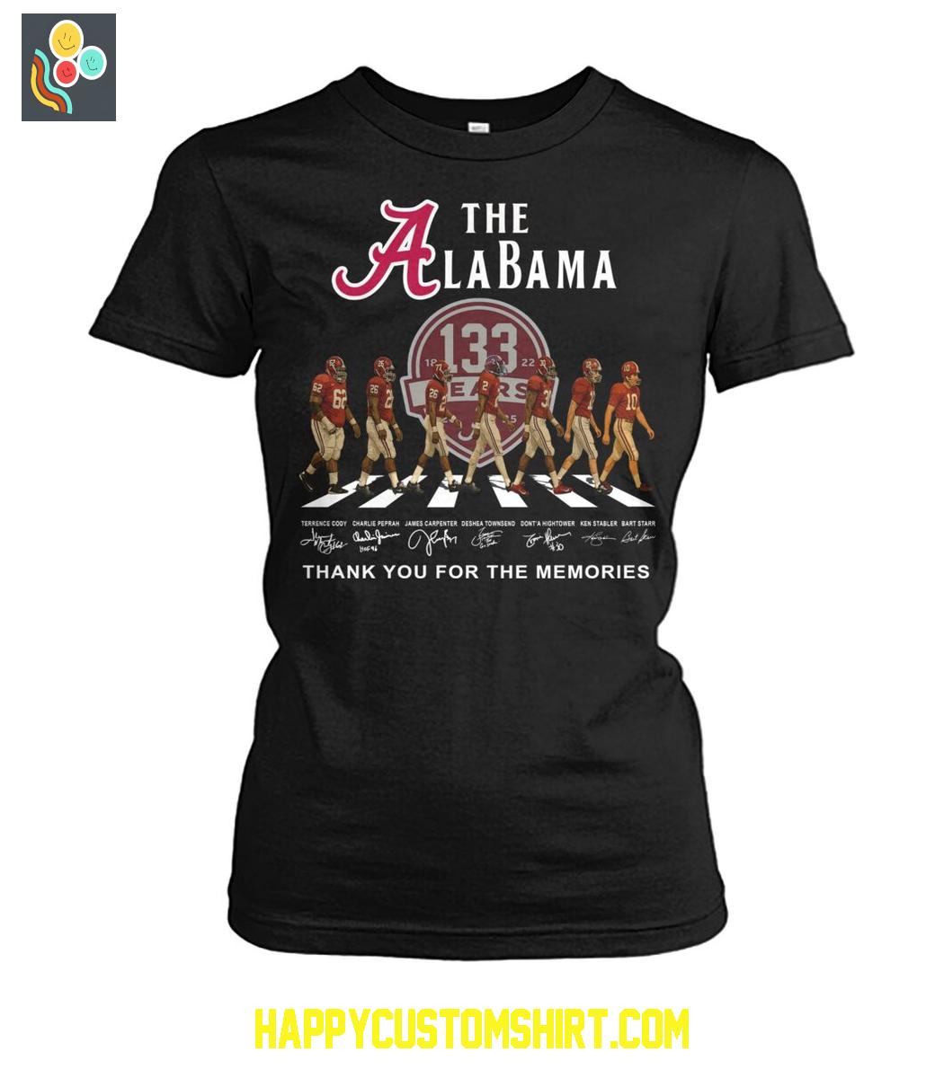The Alabama Crimson Tide 133 Years Memories T Shirt The Alabama Crimson Tide 133 Years Memories T Shirt