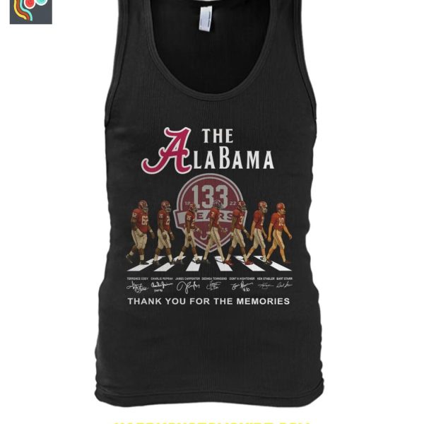 The Alabama Crimson Tide 133 Years Memories T Shirt