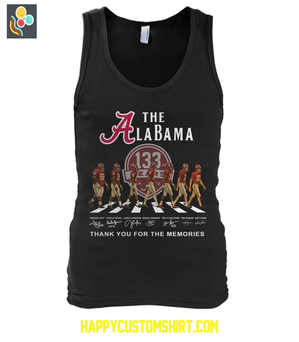 The Alabama Crimson Tide 133 Years Memories T Shirt The Alabama Crimson Tide 133 Years Memories T Shirt