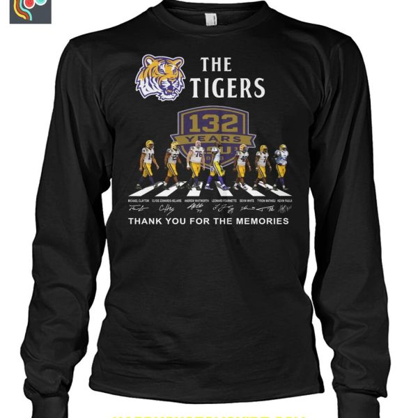 The LSU Tigers 132 Years Memories T Shirt