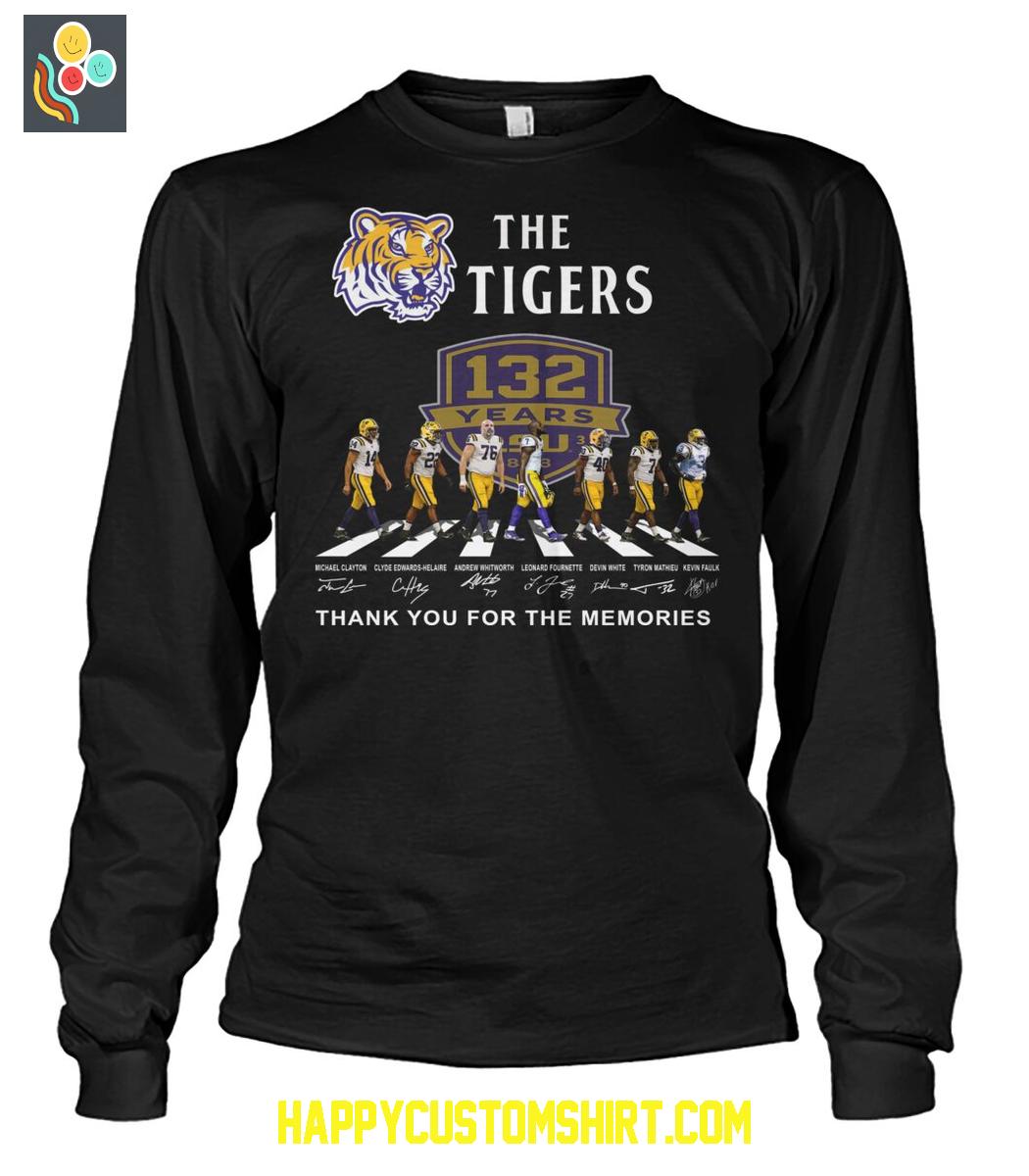 The LSU Tigers 132 Years Memories T Shirt The LSU Tigers 132 Years Memories T Shirt