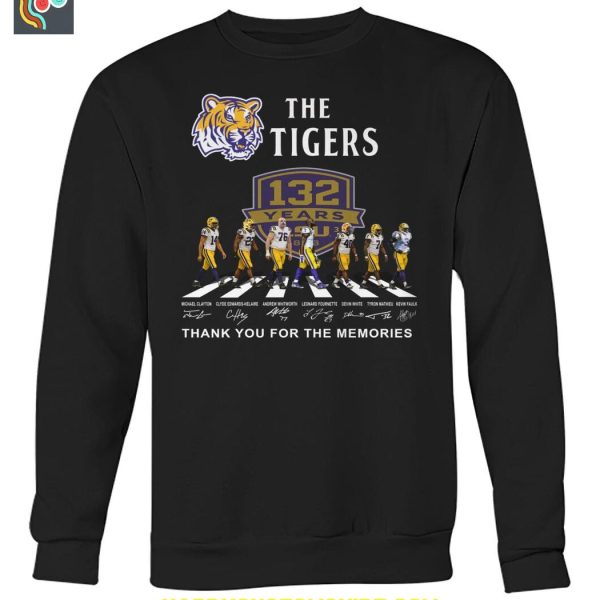 The LSU Tigers 132 Years Memories T Shirt