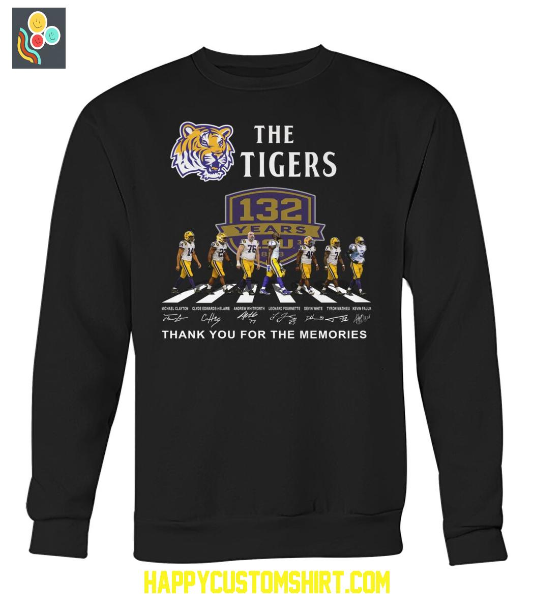 The LSU Tigers 132 Years Memories T Shirt The LSU Tigers 132 Years Memories T Shirt