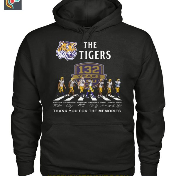 The LSU Tigers 132 Years Memories T Shirt