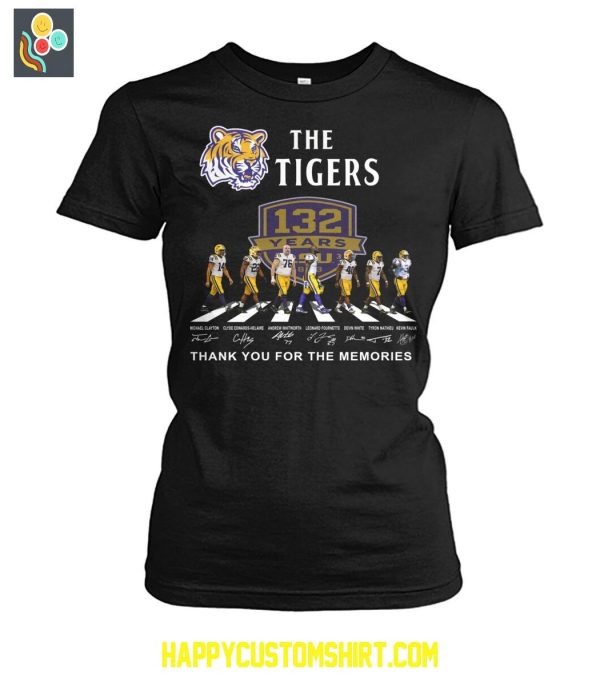 The LSU Tigers 132 Years Memories T Shirt