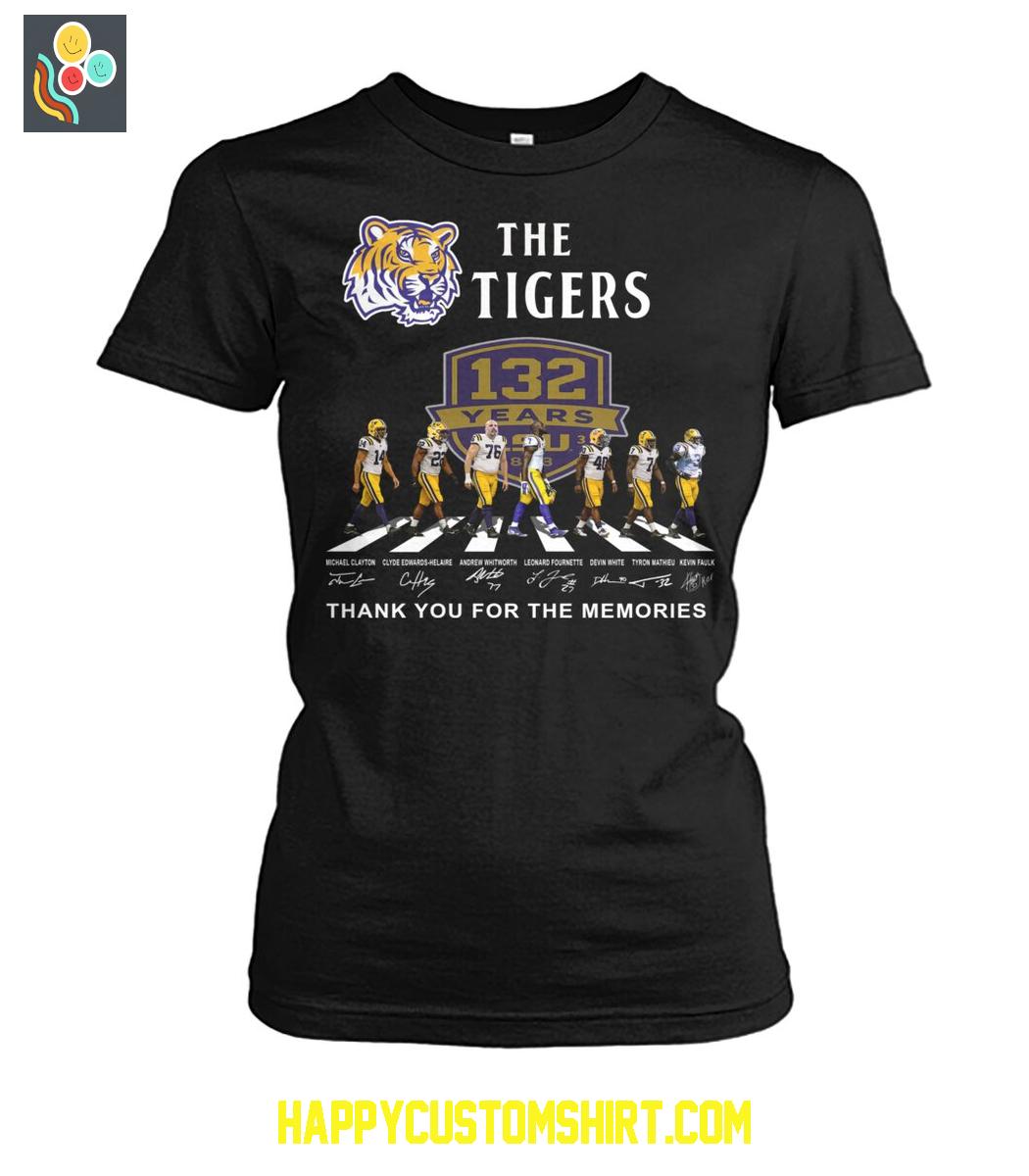 The LSU Tigers 132 Years Memories T Shirt The LSU Tigers 132 Years Memories T Shirt