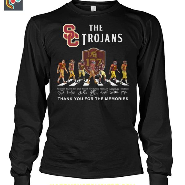 The USC Trojans 137 Years Memories T Shirt