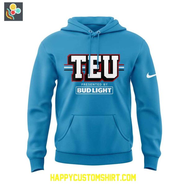 Tight End University Presented By Bud Light Blue Hoodie T Shirt