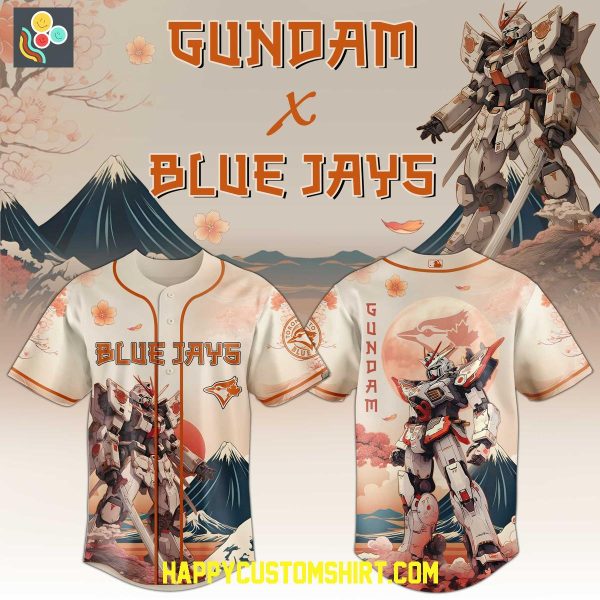 Toronto Blue Jays x Gundam Baseball Jersey