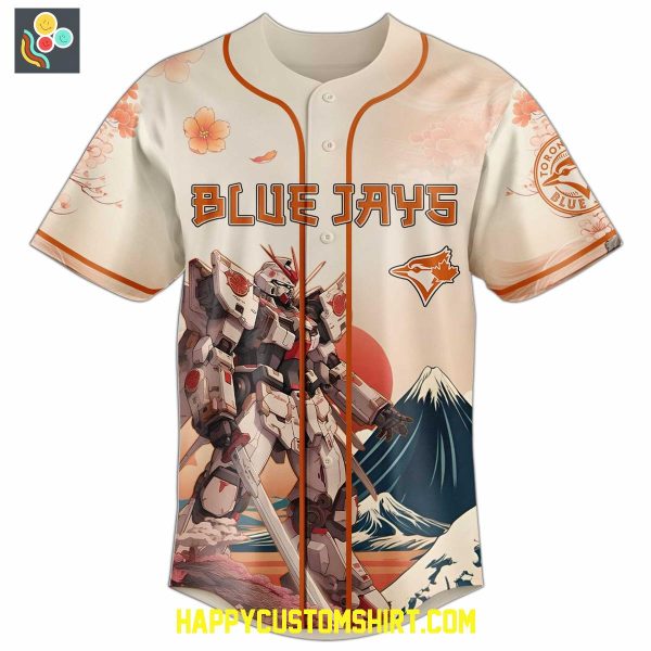 Toronto Blue Jays x Gundam Baseball Jersey