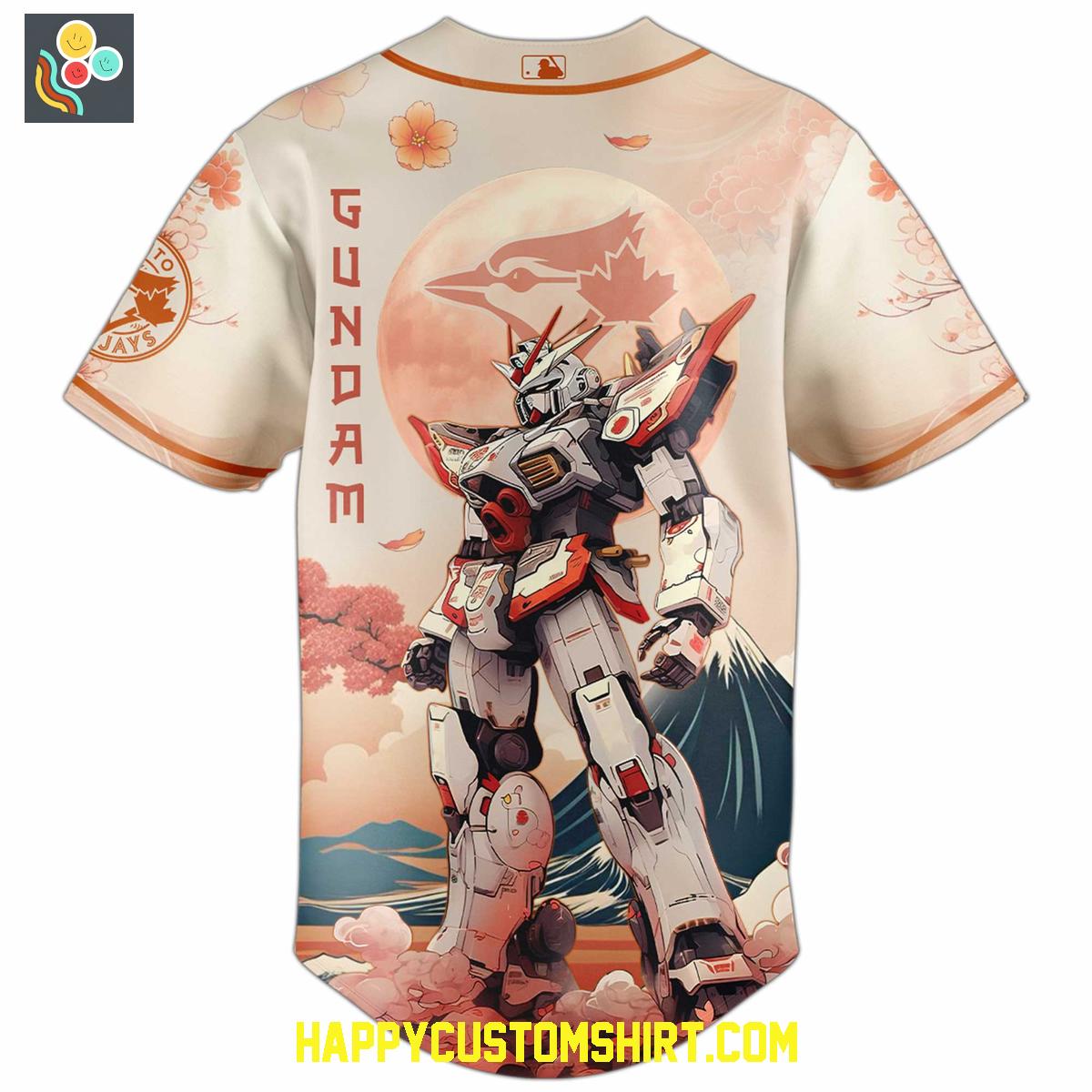 Toronto Blue Jays x Gundam Baseball Jersey Toronto Blue Jays x Gundam Baseball Jersey