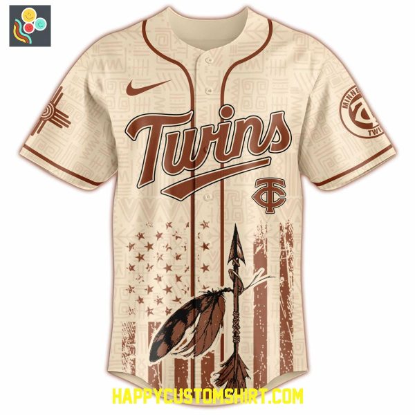 Minnesota Twins Mix Native American Heritage Month 2025 Baseball Jersey