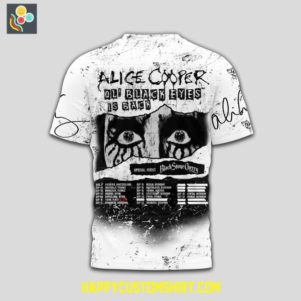 Alice Cooper Ol’ Black Eyes Is Back Shirt
