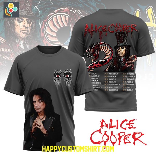 Alice Cooper World Tour 2025 Shirt