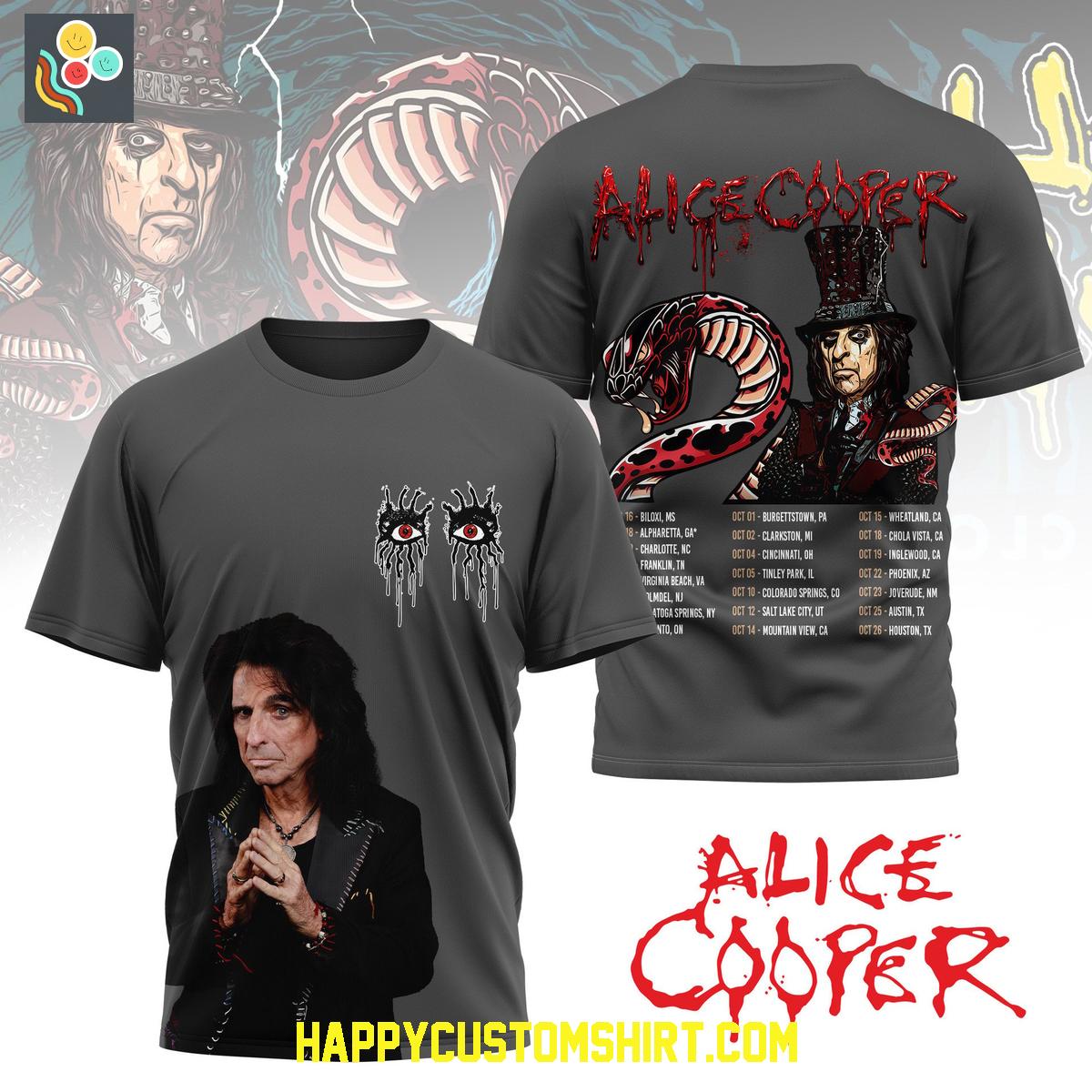 Alice Cooper World Tour 2025 Shirt Alice Cooper World Tour 2025 Shirt