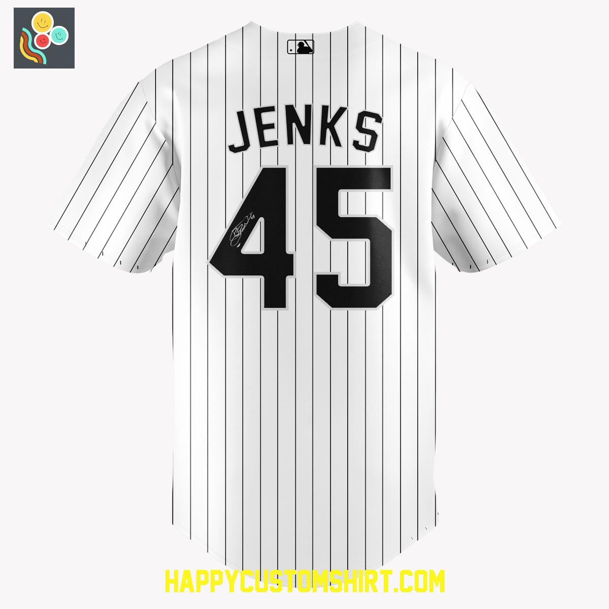 Bobby Jenks Chicago White Sox 2025 Memories Baseball Jersey Bobby Jenks Chicago White Sox 2025 Memories Baseball Jersey