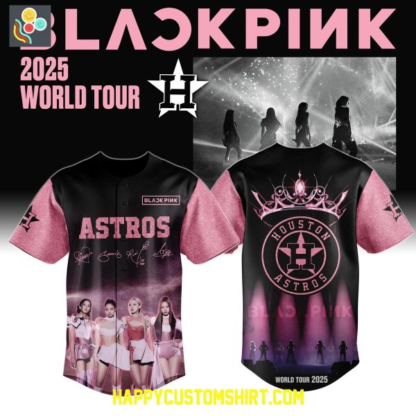 Houston Astros x Blackpink World Tour 2025 Baseball Jersey
