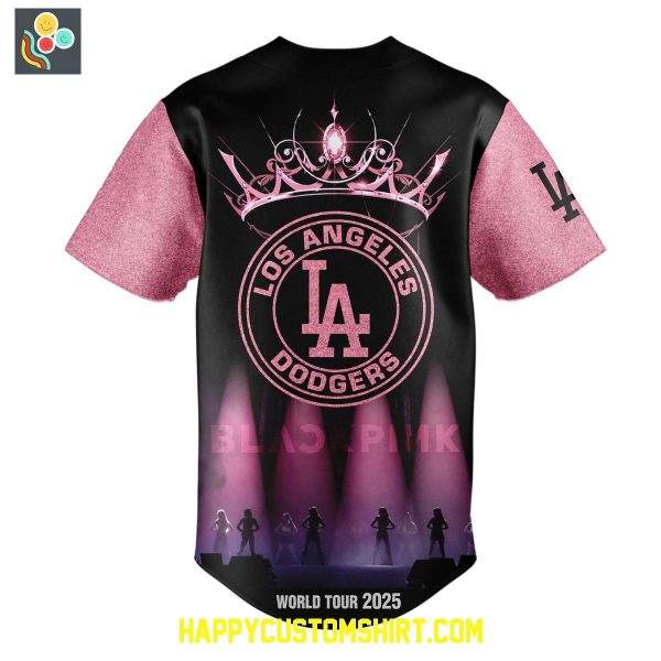 Los Angeles Dodgers x Blackpink World Tour 2025 Baseball Jersey