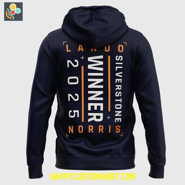 McLaren Lando Norris Race Winner Silverstone 2025 Hoodie Shirt