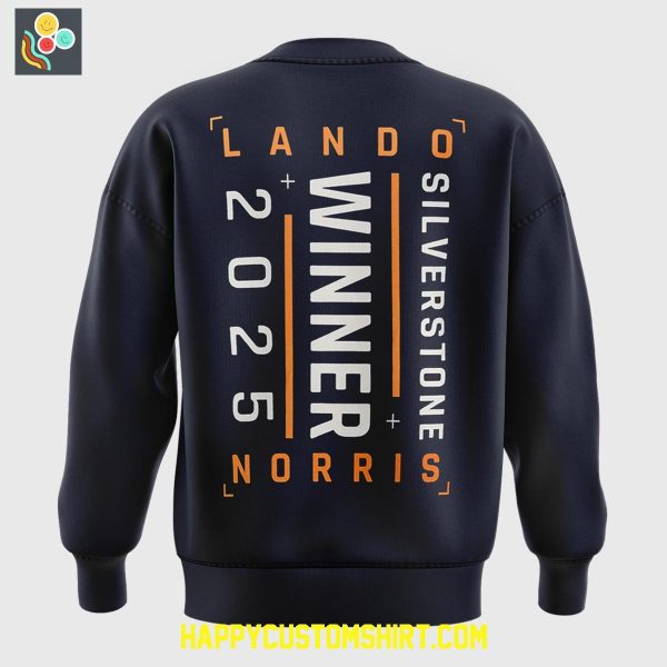 McLaren Lando Norris Race Winner Silverstone 2025 Hoodie Shirt