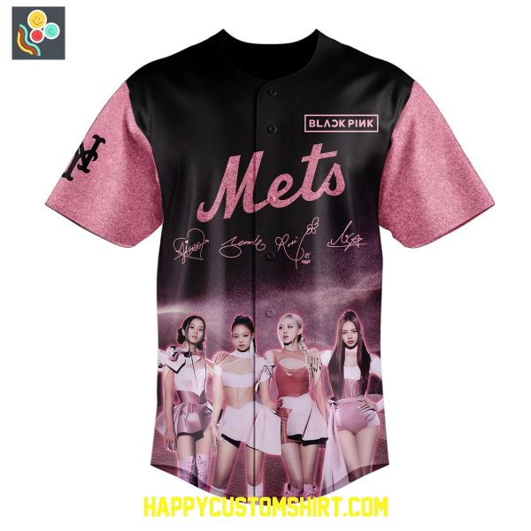 New York Mets x Blackpink World Tour 2025 Baseball Jersey