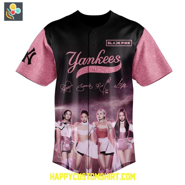 New York Yankees x Blackpink World Tour 2025 Baseball Jersey