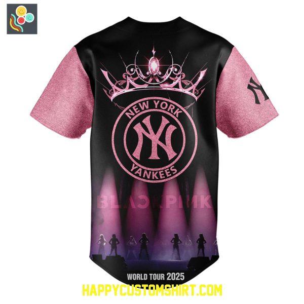 New York Yankees x Blackpink World Tour 2025 Baseball Jersey