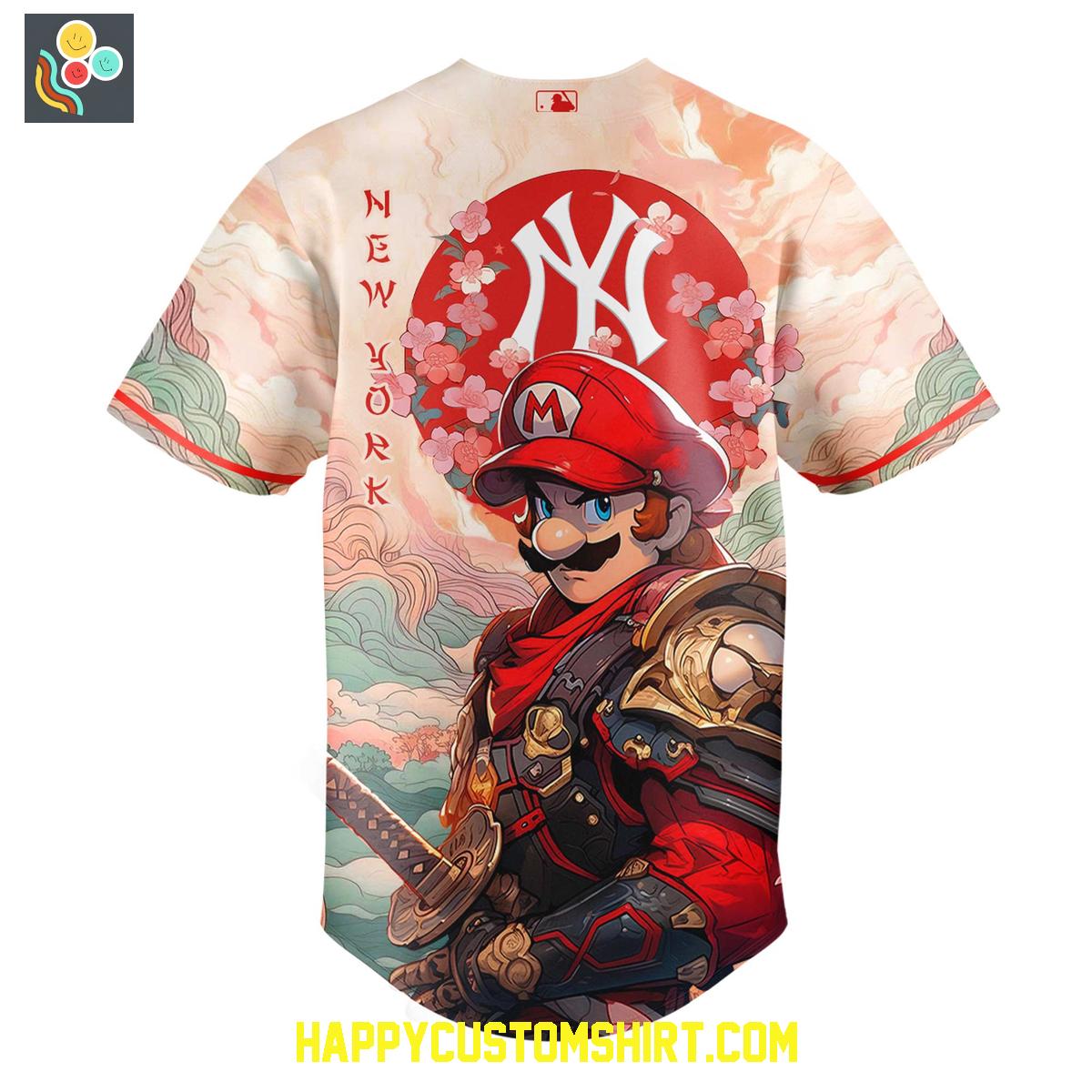 New York Yankees x Mario Samurai Baseball Jersey New York Yankees x Mario Samurai Baseball Jersey