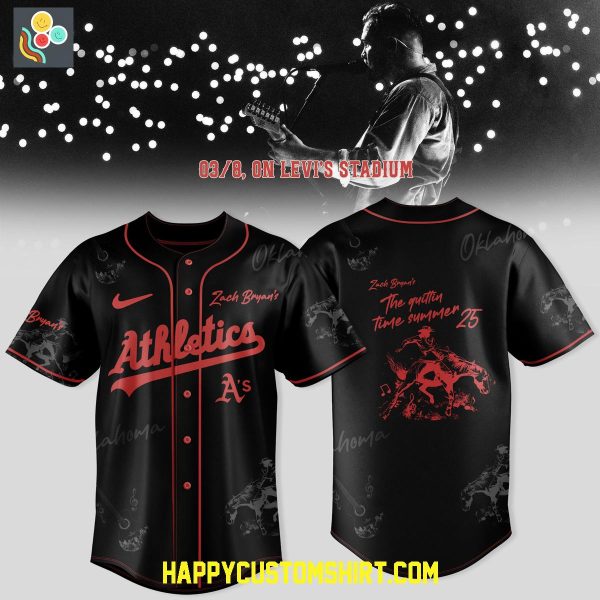 Oakland Athletics Mix The Quittin Time Tour 2025 Baseball Jersey
