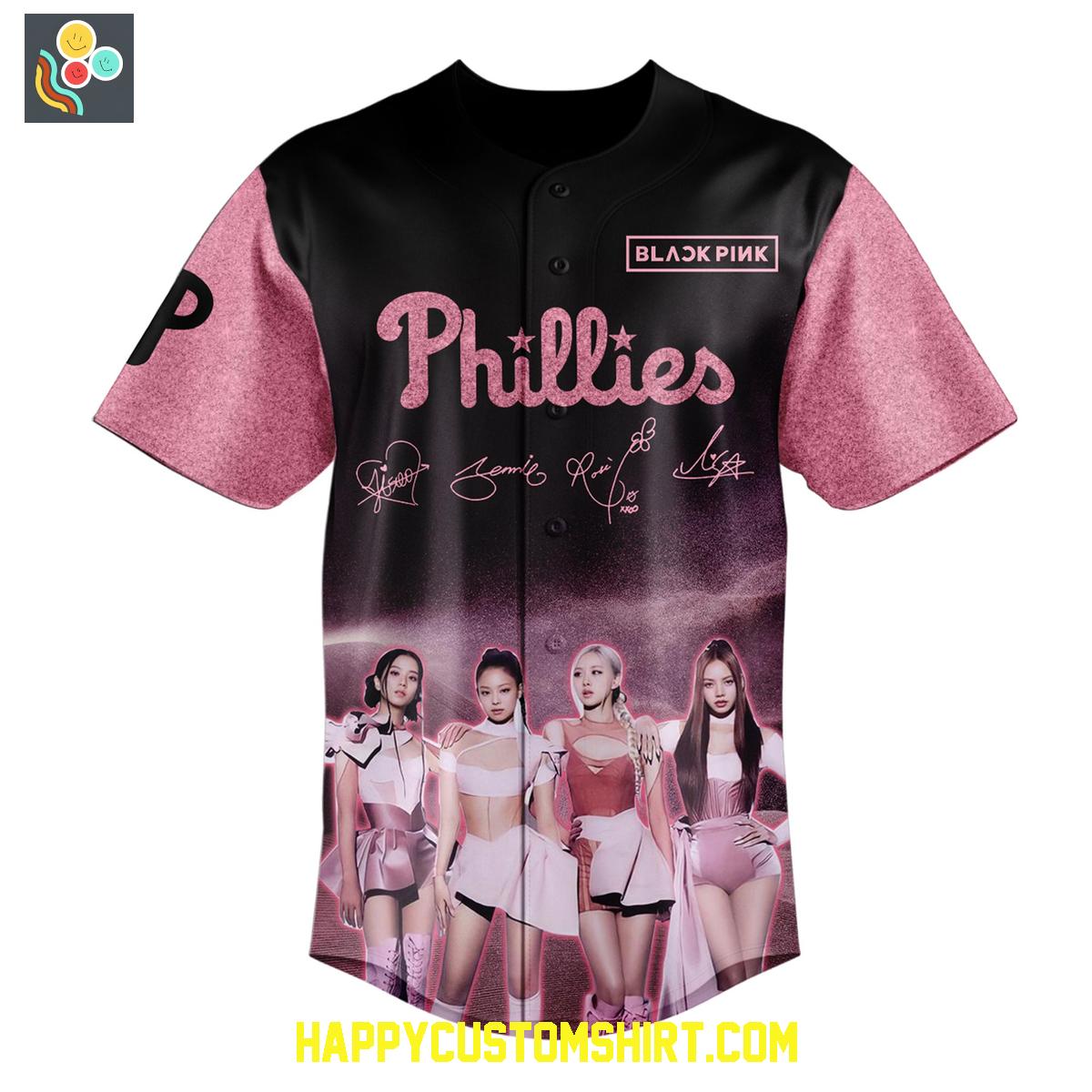 Philadelphia Phillies x Blackpink World Tour 2025 Baseball Jersey Philadelphia Phillies x Blackpink World Tour 2025 Baseball Jersey