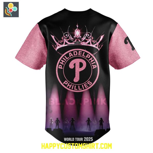 Philadelphia Phillies x Blackpink World Tour 2025 Baseball Jersey