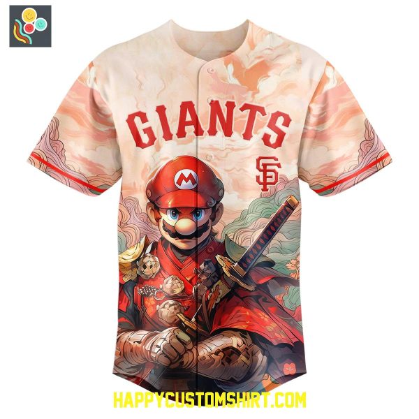 San Francisco Giants x Mario Samurai Baseball Jersey