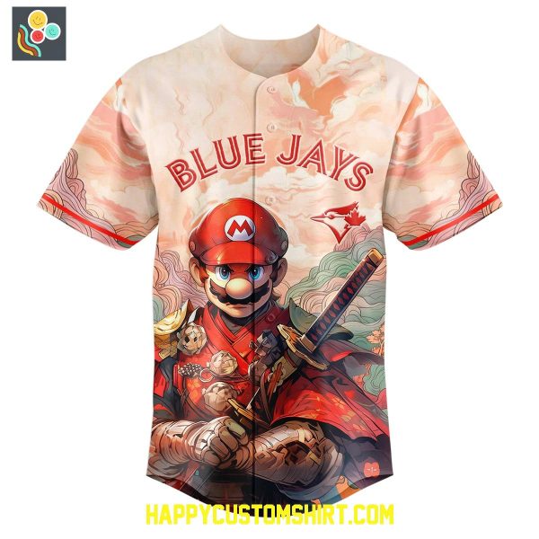 Toronto Blue Jays x Mario Samurai Baseball Jersey