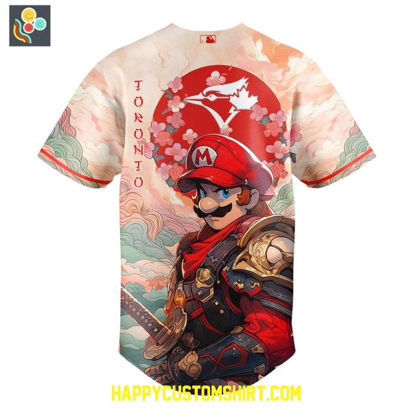 Toronto Blue Jays x Mario Samurai Baseball Jersey